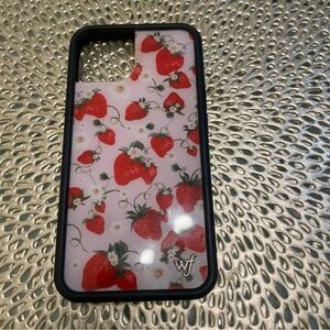 Wildflower iPhone 14  Strawberry Fields Patterned Phone Case